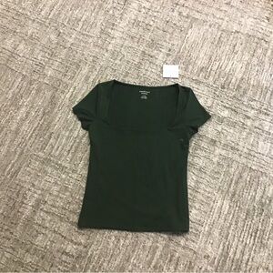 American eagle green scoop shirt